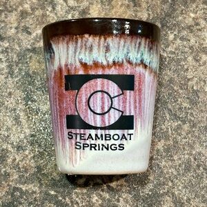 Ceramic Mug - Brown and White